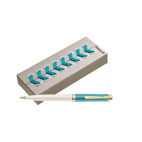 Pelikan stylo à bille rotatif "souverän 600", turquoise /