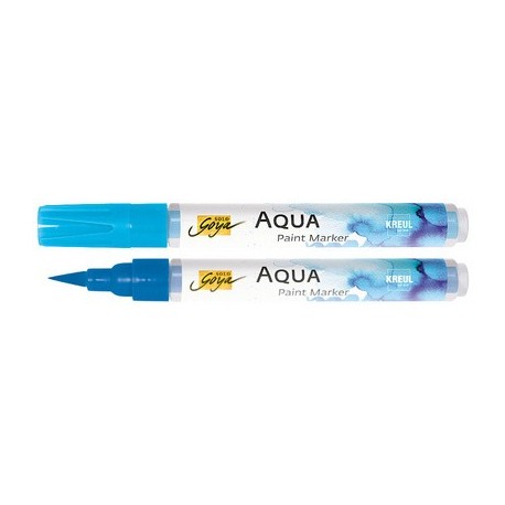 Kreul stylo pinceau aqua paint solo goya, bleu indigo