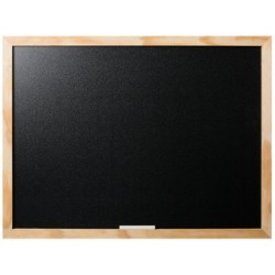 Bi-office tableau noir optimum, 600 x 450 mm, cerisier