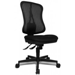 Topstar chaise tournante de bureau "head point sy", noir/