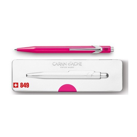 Caran d'ache stylo à bille 849 popline fluo, vert