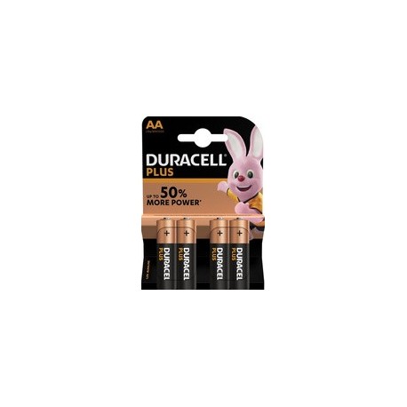 Duracell pile alcaline "plus power", mignon, 12 + 4 gratuit