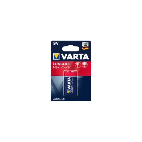 Varta pile alcaline "longlife max power", 9v