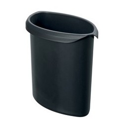 Han insert pour corbeille à papier moon, 6 litres, noir
