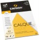 Canson bloc papier calque, a4, 90 g/m2