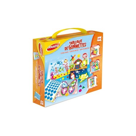Joustra tableaux de gommettes sticker boards, 33 pièces