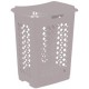 Keeeper corbeille à linge "piet", couvercle, 60 l, gris
