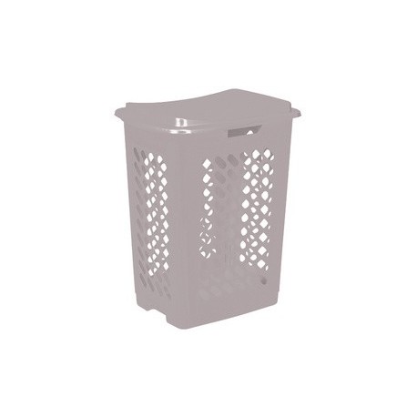 Keeeper corbeille à linge "piet", couvercle, 60 l, gris