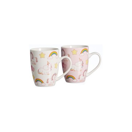 Ritzenhoff & breker tasse à café jumbo "licorne", 0,65 l (LOT DE 4)