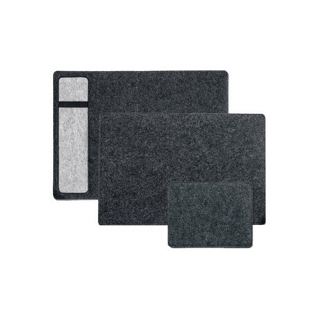 Sigel tapis de souris "casualstyle", en feutre, anthracite