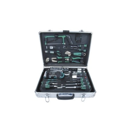 BrÜder mannesmann malette à outils, 124 pièces, coffre alu