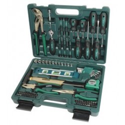 BrÜder mannesmann boîte à outils, 87 pièces, en coffret