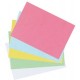 Herlitz fiches bristol, a7, ligné, assorti