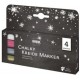 Kreul marqueurs craie chalky, medium, kit de 4 hiver