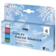 Kreul marqueur craie chalky, medium, kit de 4 décoration de