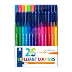 Staedtler feutre de coloriage triplus color, étui de 26