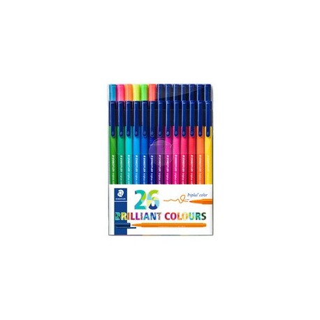 Staedtler feutre de coloriage triplus color, étui de 26