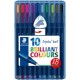 Staedtler stylo à bille triplus ball 437 xb, étui de 6