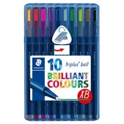 Staedtler stylo à bille triplus ball 437 xb, étui de 6