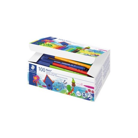 Staedtler feutre de coloriage noris, boîte de 100