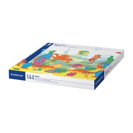 Staedtler feutre de coloriage noris jumbo, boîte de 144