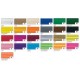 Folia carton ondulé, (l)500 x (h)700 mm, rouge (LOT DE 10)