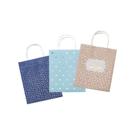Folia sacs en papier hotfoil,papier kraft, 120 x 55 x 150 mm