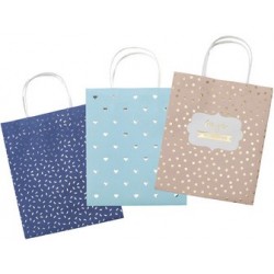 Folia sacs en papier hotfoil,papier kraft, 120 x 55 x 150 mm