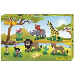 Hama perles à repasser midi "safari", coffret cadeau