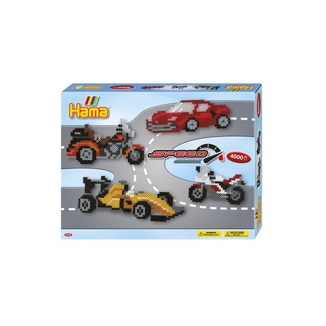 Hama perles à repasser midi "speed", coffret cadeau