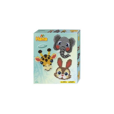 Hama perles à repasser midi "têtes d'animaux",coffret cadeau