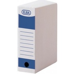 Elba boîtes d'archives, dos 120 mm, pour a4, blanc (LOT DE 100)