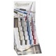 Wedo stylo à bille rétractable concento, présentoir de 16 (LOT DE 16)