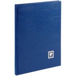Pagna album pour timbres postaux, bleu marine, a5, 32 pages