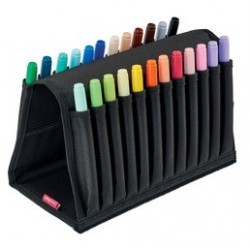 Transotype etui pour crayons "sensebag", 24 crayons, noir