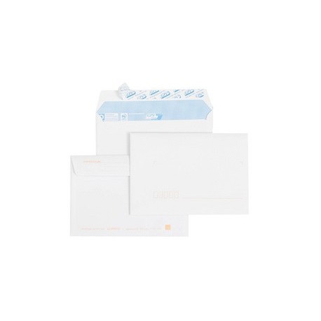 Gpv enveloppes précasées, dl, 110 x 220 mm, blanc