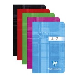 Clairefontaine répertoire piqué, 90 x 140 mm, quadrillé 5x5 (LOT DE 10)