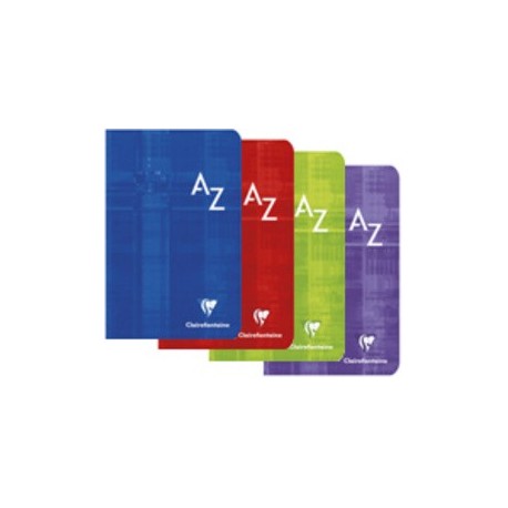 Clairefontaine répertoire piqué, 110 x 170 mm, quadrillé 5x5 (LOT DE 10)