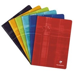 Clairefontaine cahier piqûre, a4, 120 pages, quadrillé 5/5 (LOT DE 10)