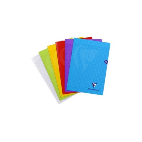 Clairefontaine cahier piqûre mimesys, a4, quadrillé 5x5 (LOT DE 10)