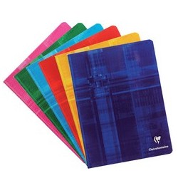 Clairefontaine cahier piqûre, 170 x 220 mm, 144 pages, séyès (LOT DE 5)