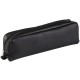 Clairefontaine trousse rectangulaire, cuir noir vieilli