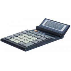Triton calculatrices l-819 solar, noir