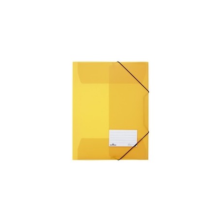 Durable chemise à élastiques, a4, pp, jaune