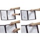 Durable fixation murale function, pour 5 plaques pochettes