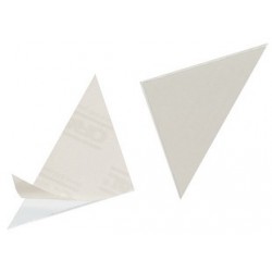 Durable pochette autocollante triangulaire cornerfix