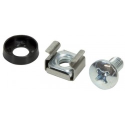 Logilink jeu de vis m6 pour composants 19", 20 pièces