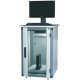 Apranet jeu de roulettes pour systèmes d'armoire 19"