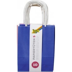 Folia sac en papier kraft, 180 x 80 x 210 mm, assorti