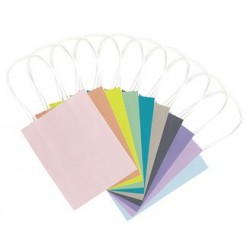Folia sacs cadeaux "trend", papier kraft, 120 x 55 x 150 mm